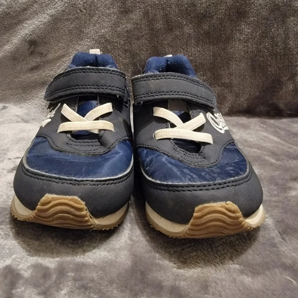 OshKosh B'gosh Sneakers Kids 11M Navy Blue Excellent Hook and Loop OF20E06H